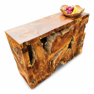 Teak Root Console Unit - 120 cm wide