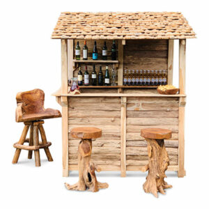 Teak Root Garden Bar