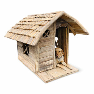 Teak Root Hobbit Dog Kennel