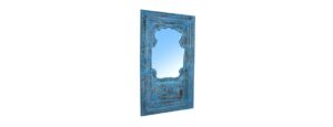 Blue Door Mirror
