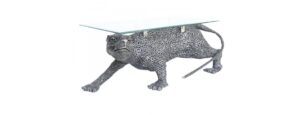 Recycled Metal Sculpture - Panter Big Cat Centre Table